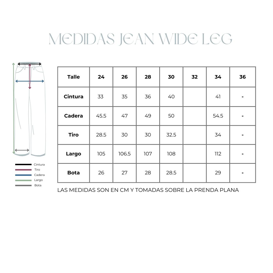 medidas jean wide leg